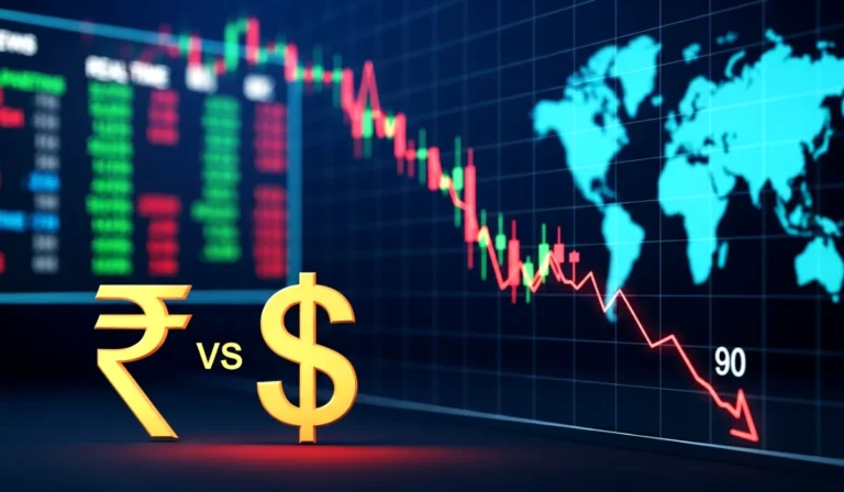 Rupee Slips Past 90 Against Dollar as Markets Brace for Volatile December